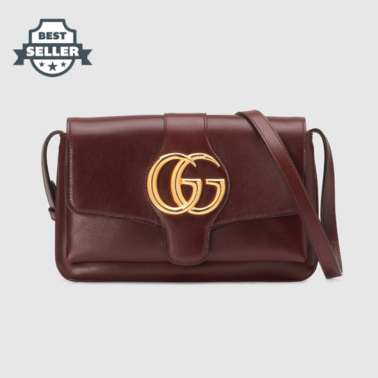 구찌 알리백 스몰 버건디 Gucci Arli small shoulder bag 550129 0V10G 6629,burgundy leather