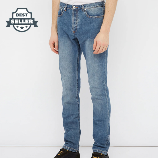 아페쎄 쁘띠 스탠다드 슬림레그 진 - 중청 A.P.C Petit Standard slim-leg jeans