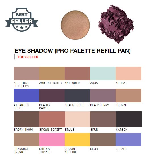 맥 아이섀도우 프로팔레트 리필 팬 (총 84 색상) MAC Eye Shadow (Pro Palette Refill Pan)