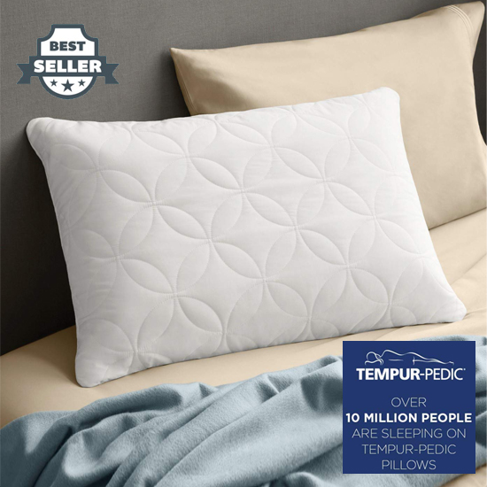 템퍼페딕 템퍼 클라우드 소프트 베개 퀸사이즈, TEMPUR-PEDIC TEMPUR-Cloud Soft &amp; Conforming Queen Size Pillow, Soft Support Washable Cover, Assembled in the USA
