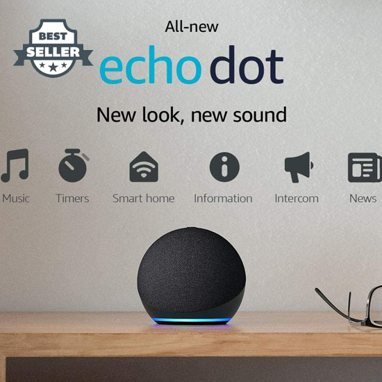 아마존 에코닷 4세대 (인공지능 스피커, 알렉사) Amazon All-new Echo Dot (4th Gen) , Smart speaker with Alexa