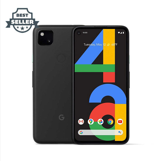구글 픽셀 4a - 언락 안드로이드 스마트폰 128GB 블랙 Google Pixel 4a - New Unlocked Android Smartphone
