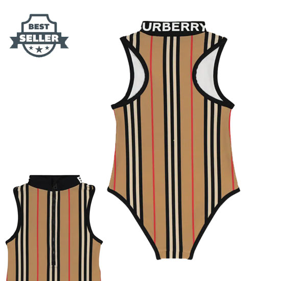 버버리 키즈 스트라이프 수영복 Burberry Icon Stripe swimsuit