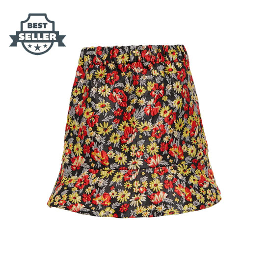 가니 플로럴 펠펌 스커트 (김나영 착용) GANNI Floral peplum miniskirt