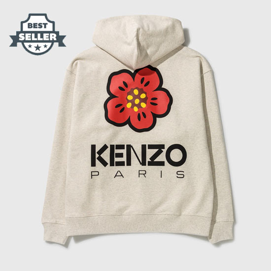 겐조 플라워 로고 후드티 Kenzo Boke Flower Oversized Hoodie Sweatshirt