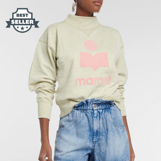 이자벨 마랑 에뚜왈 모비 맨투맨 Isabel Marant Etoile Moby melange-knit cotton-blend sweater