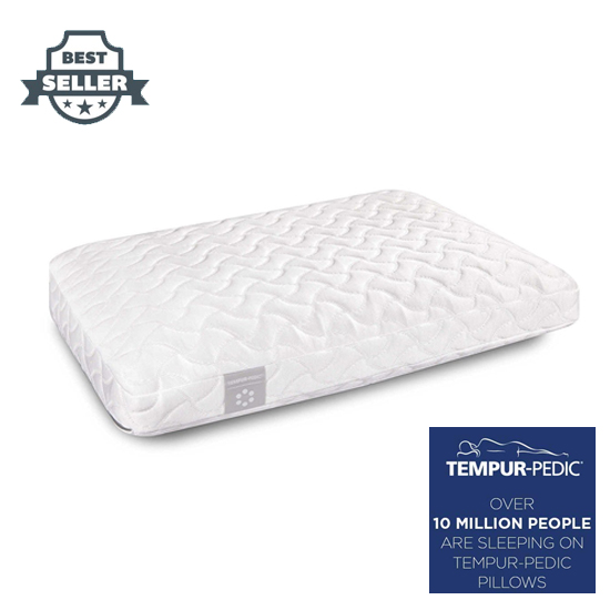 템퍼페딕 템퍼 클라우드 엑스트라 소프트 베개 Tempur-Pedic TEMPUR Cloud Pillow, Extra Soft Support, Adaptable Comfort Washable Cover, Assembled in The USA, Standard, White