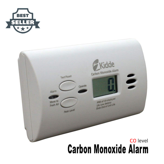 키드 일산화탄소 경보기 감지기 (여행 캠핑 필수품 안전장비) Kidde 21008873 Battery Operated Digital Display KN-Copp-B-LPM Carbon Monoxide Alarm