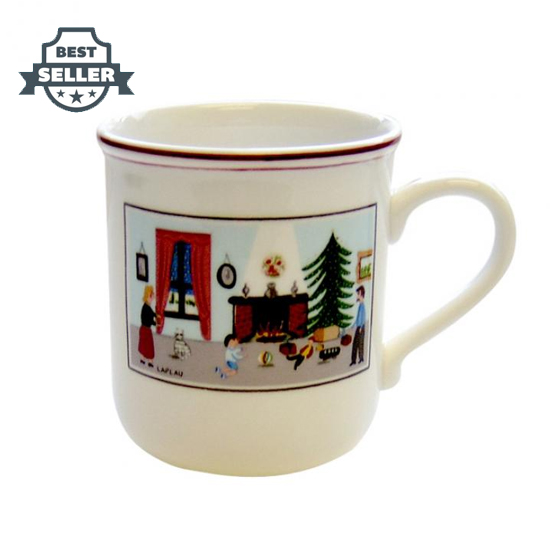 빌레로이 앤 보흐 '디자인 나이프 크리스마스' 머그 (300ml) Villeroy&amp;Boch Design Naif Christmas Mug, 10 oz – Limited Edition
