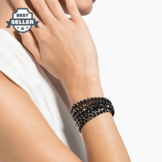 스와로브스키 파워 컬렉션 팔찌 Swarovski Power Collection Bracelet, Black