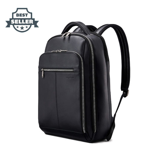 쌤소나이트 클래식 가죽 백팩 -  블랙, 브라운 Samsonite Classic Leather Backpack