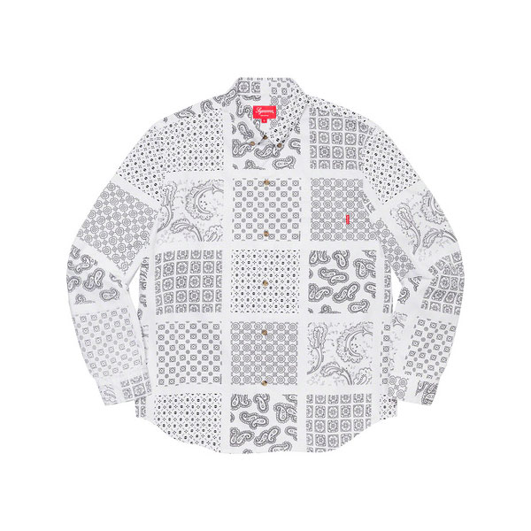 슈프림 페이즐리 셔츠 Supreme Paisley Grid Shirt (20201520 드랍)