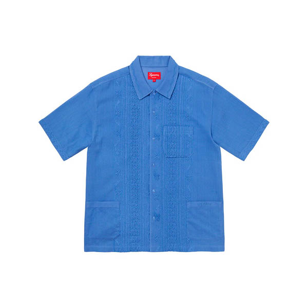 슈프림 반팔 셔츠 Supreme Embroidered S/S Shirt (20200618 드랍)
