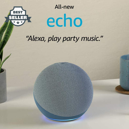 아마존 에코 4세대 (인공지능 스피커, 알렉사) Amazon All-new Echo (4th Gen) , With premium sound, smart home hub, and Alexa
