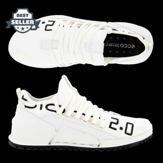 에코 바이옴2 스니커즈 ECCO BIOM 2.0 Womens LOW TEX Sneaker,BRIGHT WHITE/WHITE