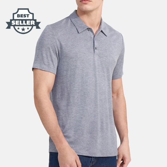 띠어리 폴로 반팔티 M019502R Theory Polo Shirt in Modal Blend Jersey,SEAROCK MULTI
