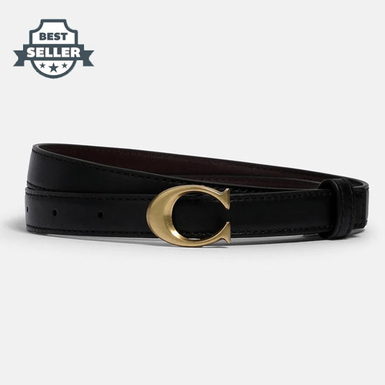 코치 우먼 시그니처 18 mm 벨트 Style No. 89352 COACH Outlet Signature Buckle Belt