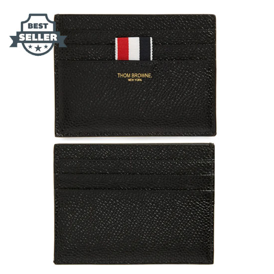 톰 브라운 카드 지갑 Thom Browne Leather Card Case_BLACK